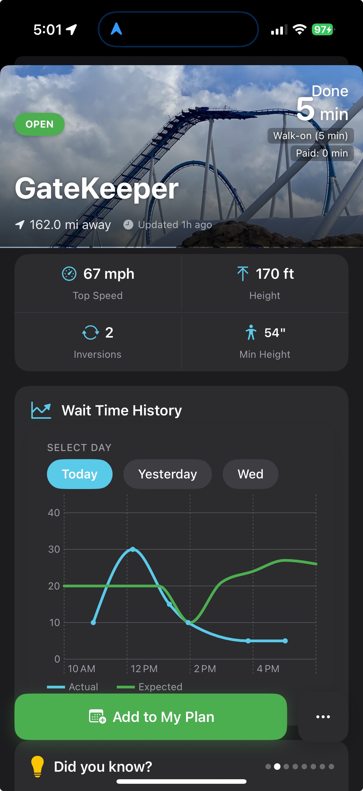 Ride Details and History
